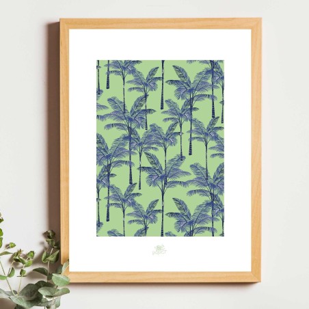 Affiche panoramique gravure Noe Paper - inspiré par la nature