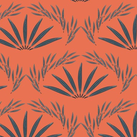 Motif Palmier intemporel noir et blanc - Papier peint fabricant Français Noe Paper