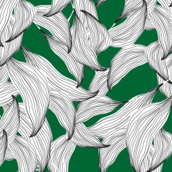 Motif Palmier intemporel noir et blanc - Papier peint fabricant Français Noe Paper