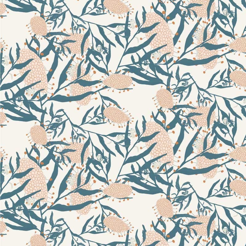 Motif Palmier intemporel noir et blanc - Papier peint fabricant Français Noe Paper