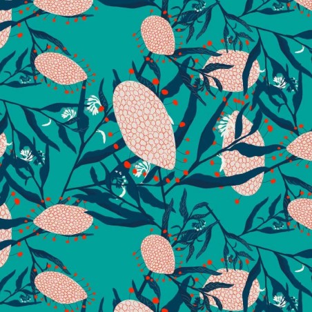 Motif Palmier intemporel noir et blanc - Papier peint fabricant Français Noe Paper