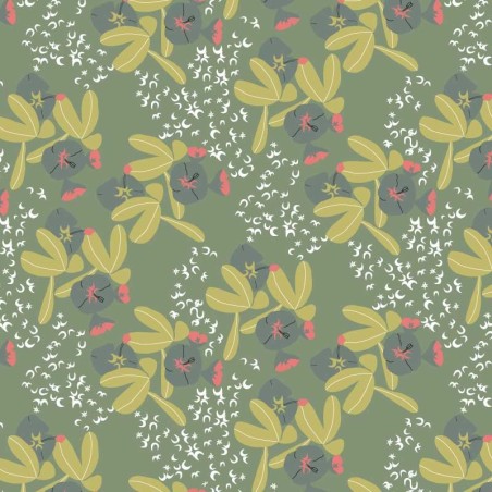 Motif Palmier intemporel noir et blanc - Papier peint fabricant Français Noe Paper