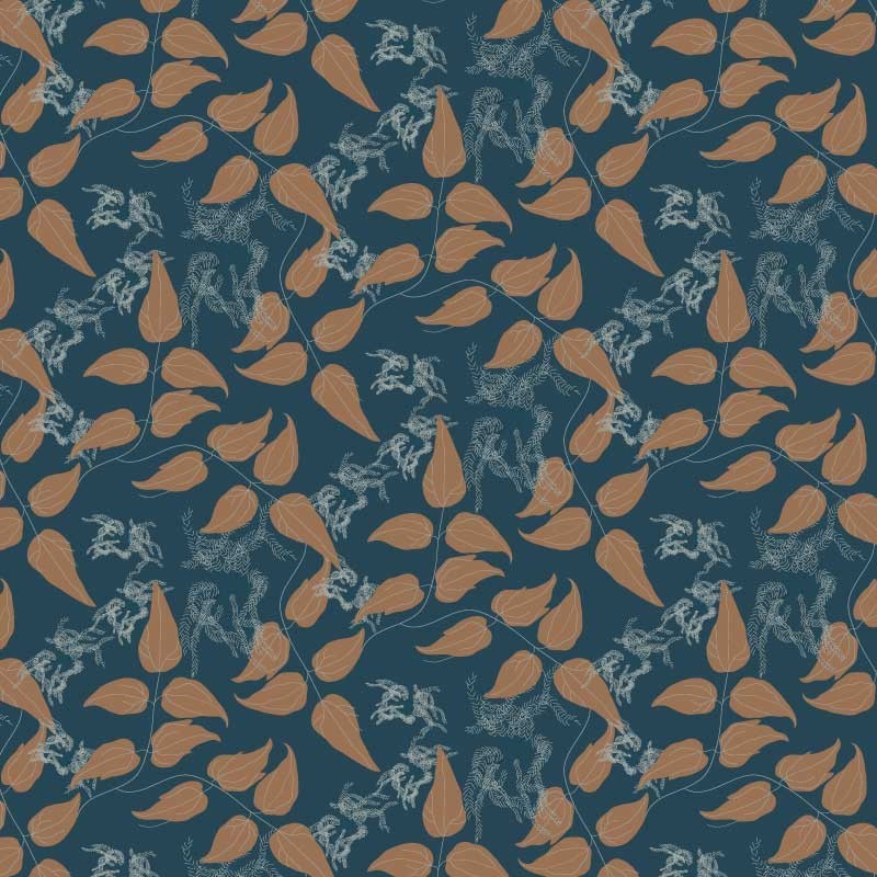 Motif Palmier intemporel noir et blanc - Papier peint fabricant Français Noe Paper