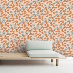 Motif Palmier intemporel noir et blanc - Papier peint fabricant Français Noe Paper