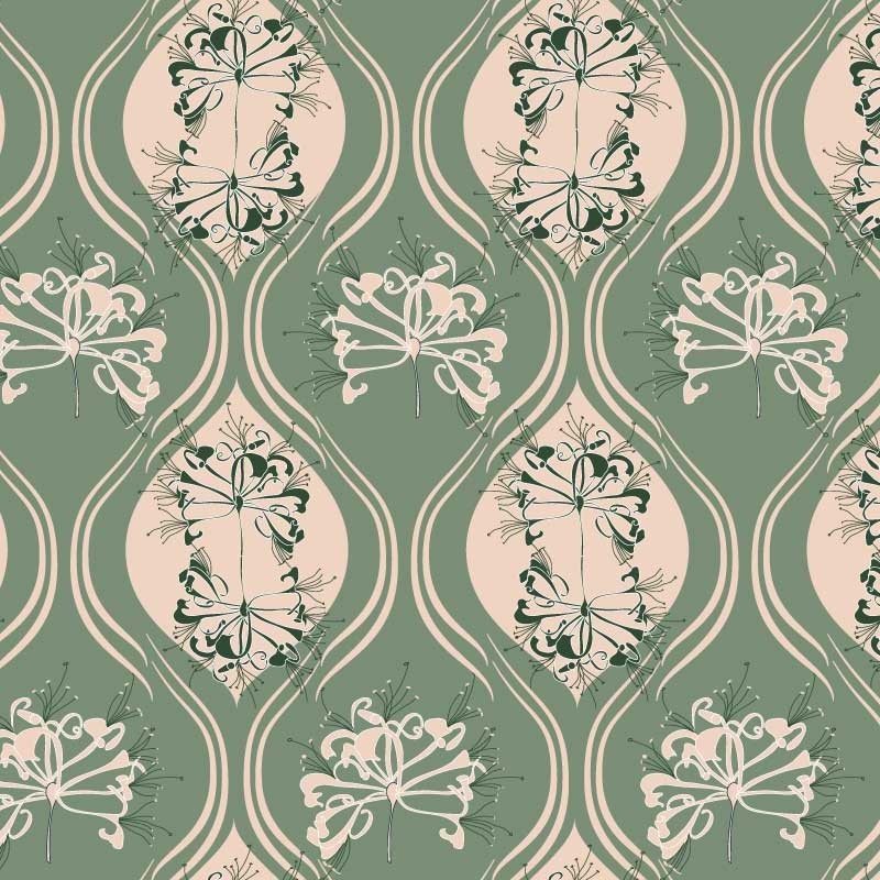 Motif Palmier intemporel noir et blanc - Papier peint fabricant Français Noe Paper