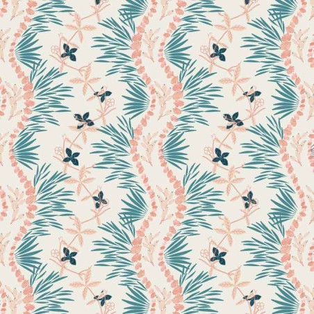 Motif Palmier intemporel noir et blanc - Papier peint fabricant Français Noe Paper