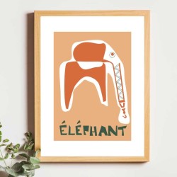 Affiche éléphant Nantes mecanique